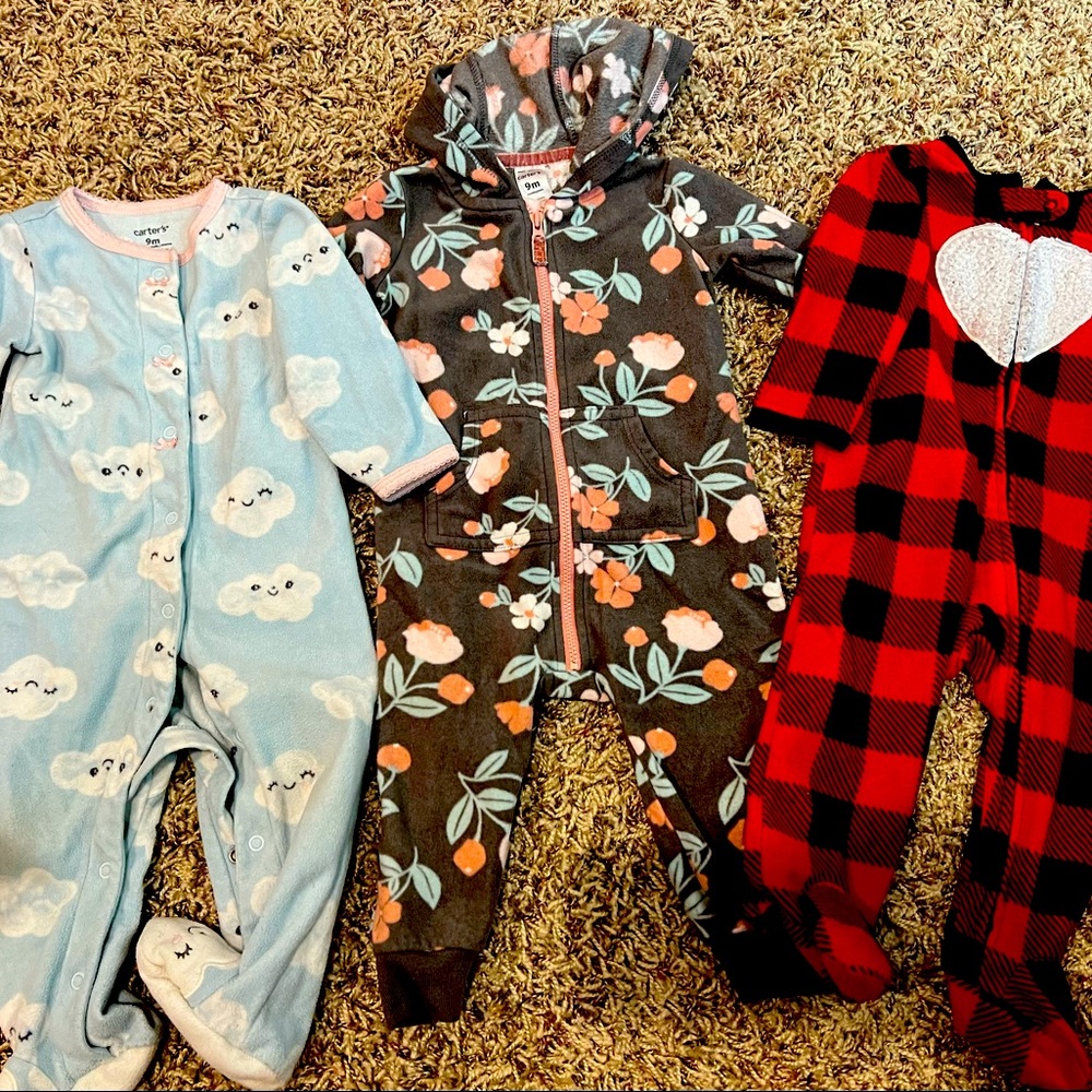 Baby girl sleepers